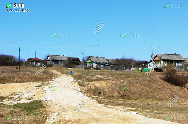 Старая часть деревни Охлопково Вязниковского района Владимирской области