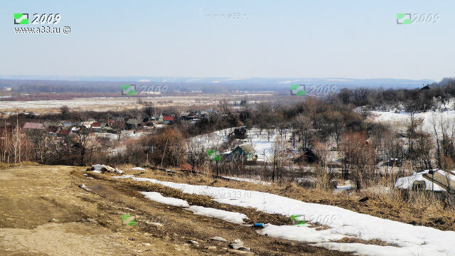 Панорама деревни Перово Вязниковского района Владимирской области с запада