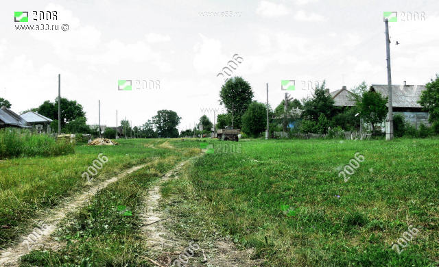Главная улица деревни Рытово Вязниковского района Владимирской области