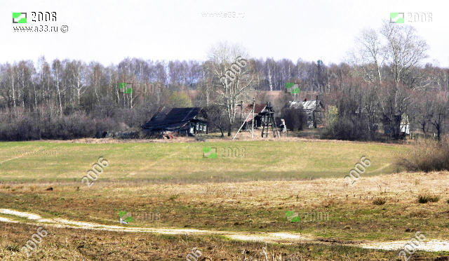 Общий вид на деревню Секерино Вязниковского района Владимирской области с севера