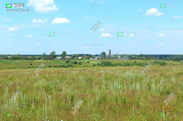 Панорама посёлка Сергиевы-Горки Вязниковского района Владимирской области
