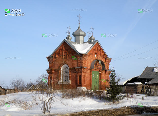 Православная часовня Александра Невского в деревне Сингерь Вязниковский район Владимирская область