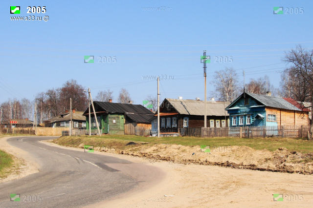 Улица Посад в селе Станки Вязниковского района Владимирской области