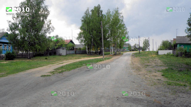 Деревня Усады Вязниковского района Владимирской области на въезде от Буторлино