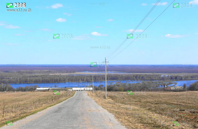 Деревня Войново Вязниковского района Владимирской области находится на склоне к реке Клязьме