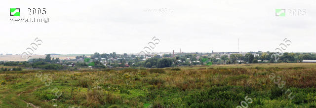 2005 Панорама села Шихобалово Шихобалово Юрьев-Польского района Владимирской области